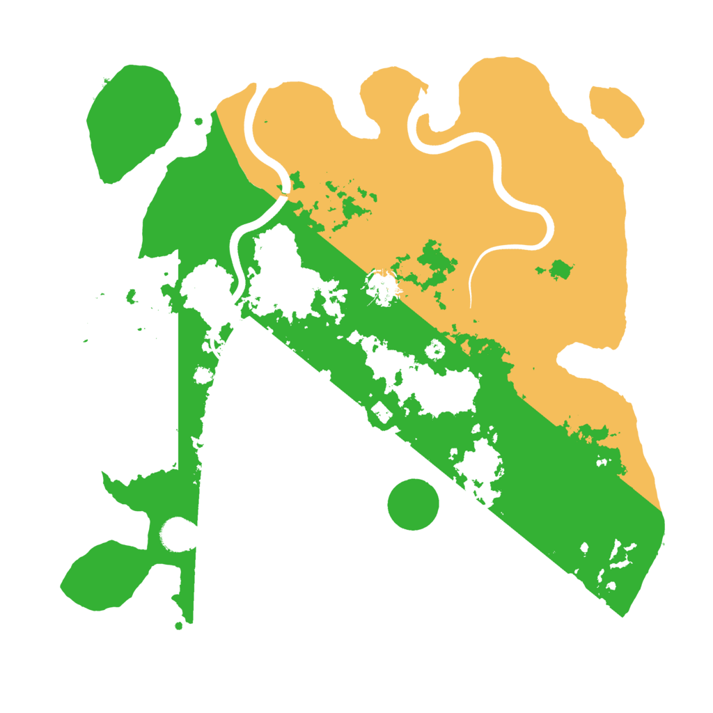 Biome Rust Map: Procedural Map, Size: 3700, Seed: 1863763210