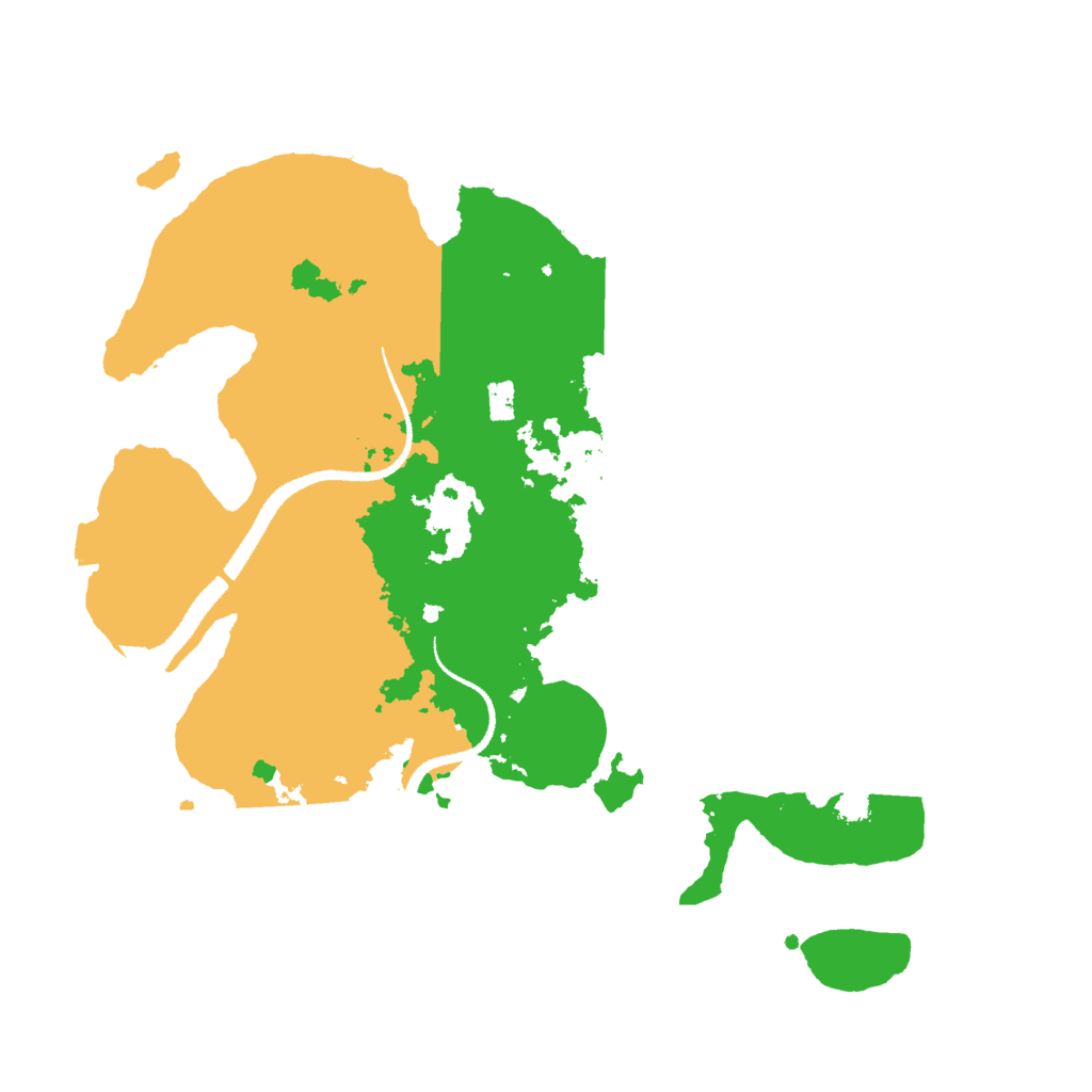 Biome Rust Map: Procedural Map, Size: 3000, Seed: 1470424573