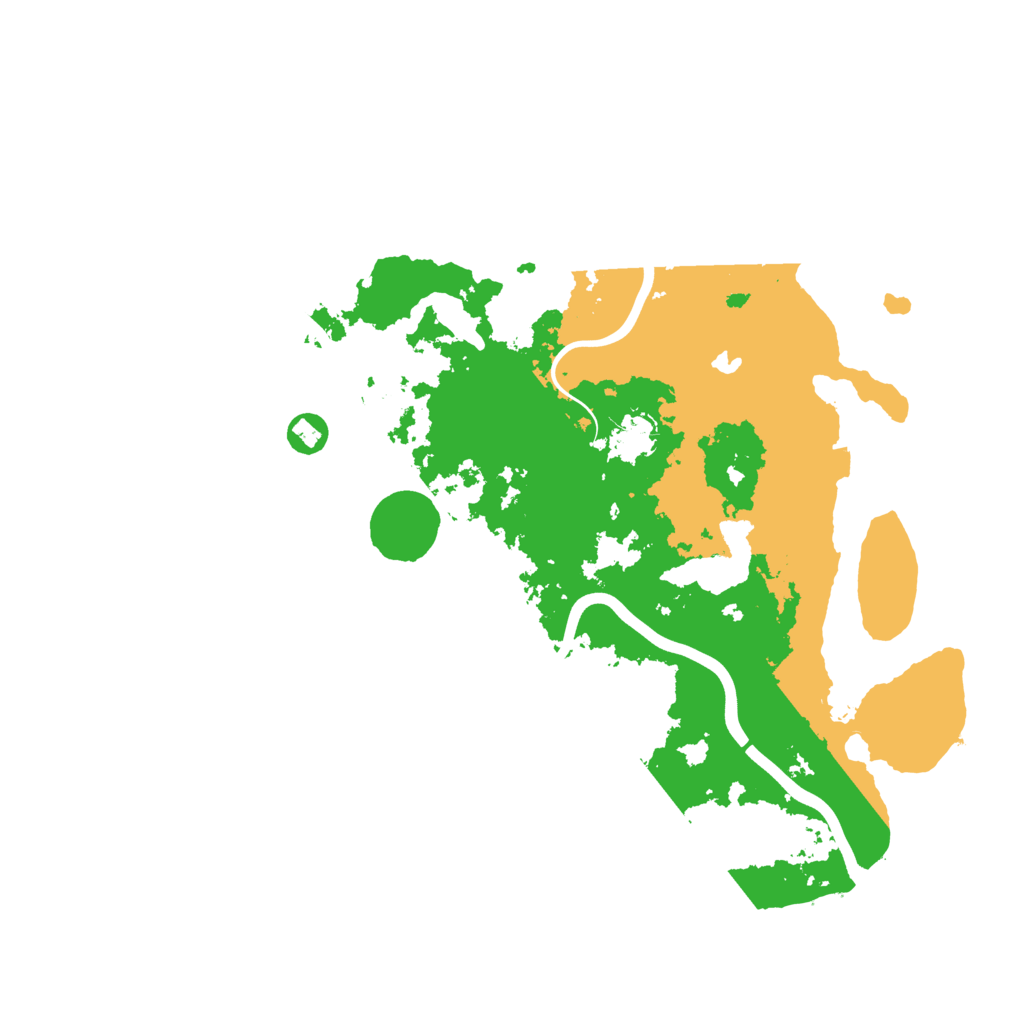 Biome Rust Map: Procedural Map, Size: 4000, Seed: 25896