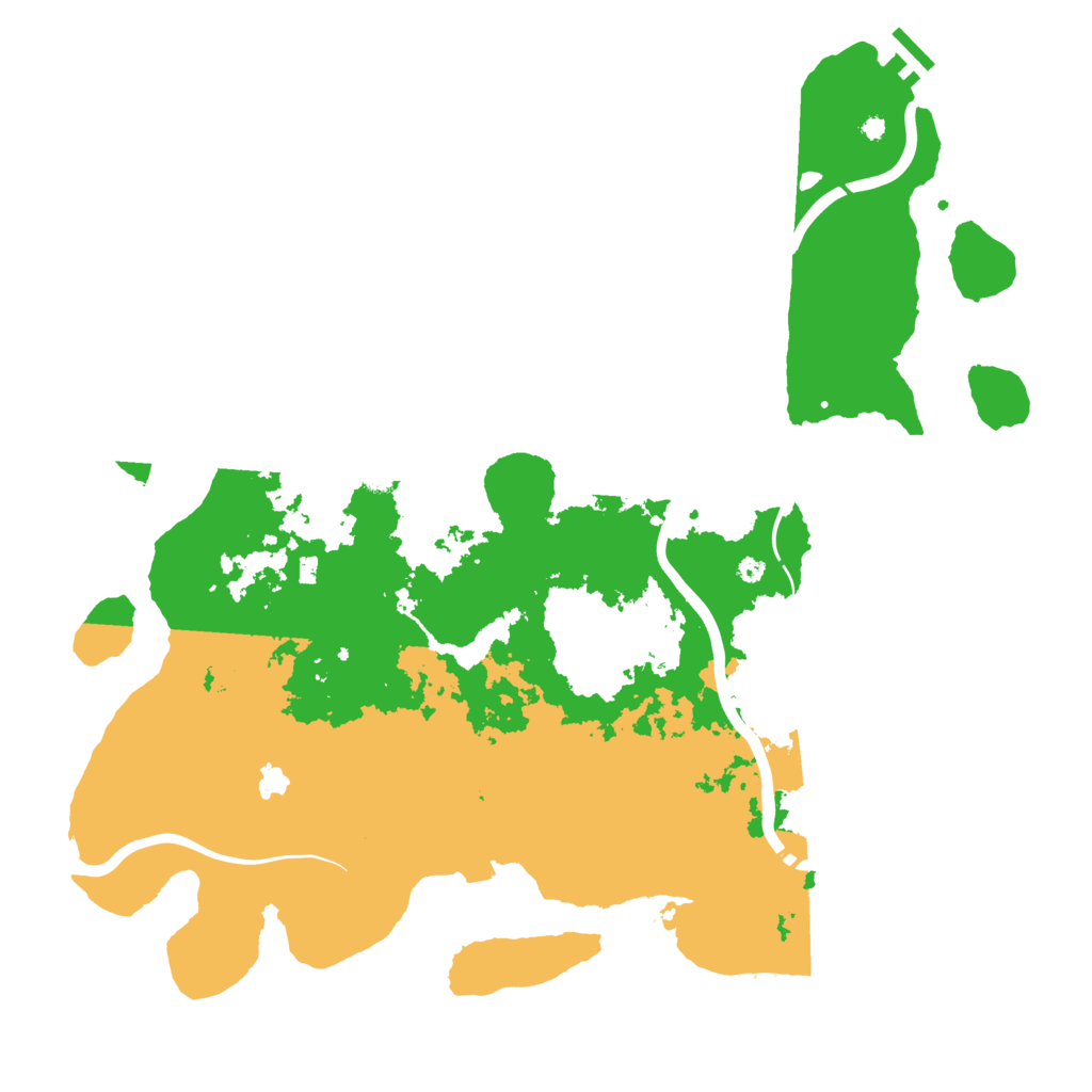 Biome Rust Map: Procedural Map, Size: 4250, Seed: 5477