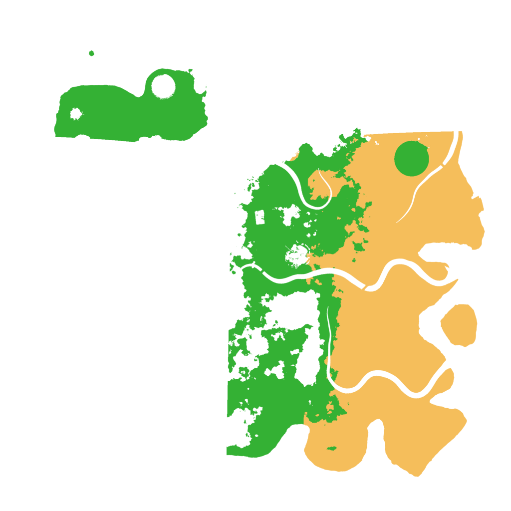 Biome Rust Map: Procedural Map, Size: 3900, Seed: 1222291267
