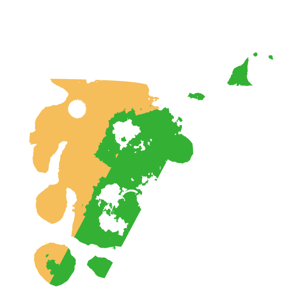 Biome Rust Map: Procedural Map, Size: 3000, Seed: 40759287
