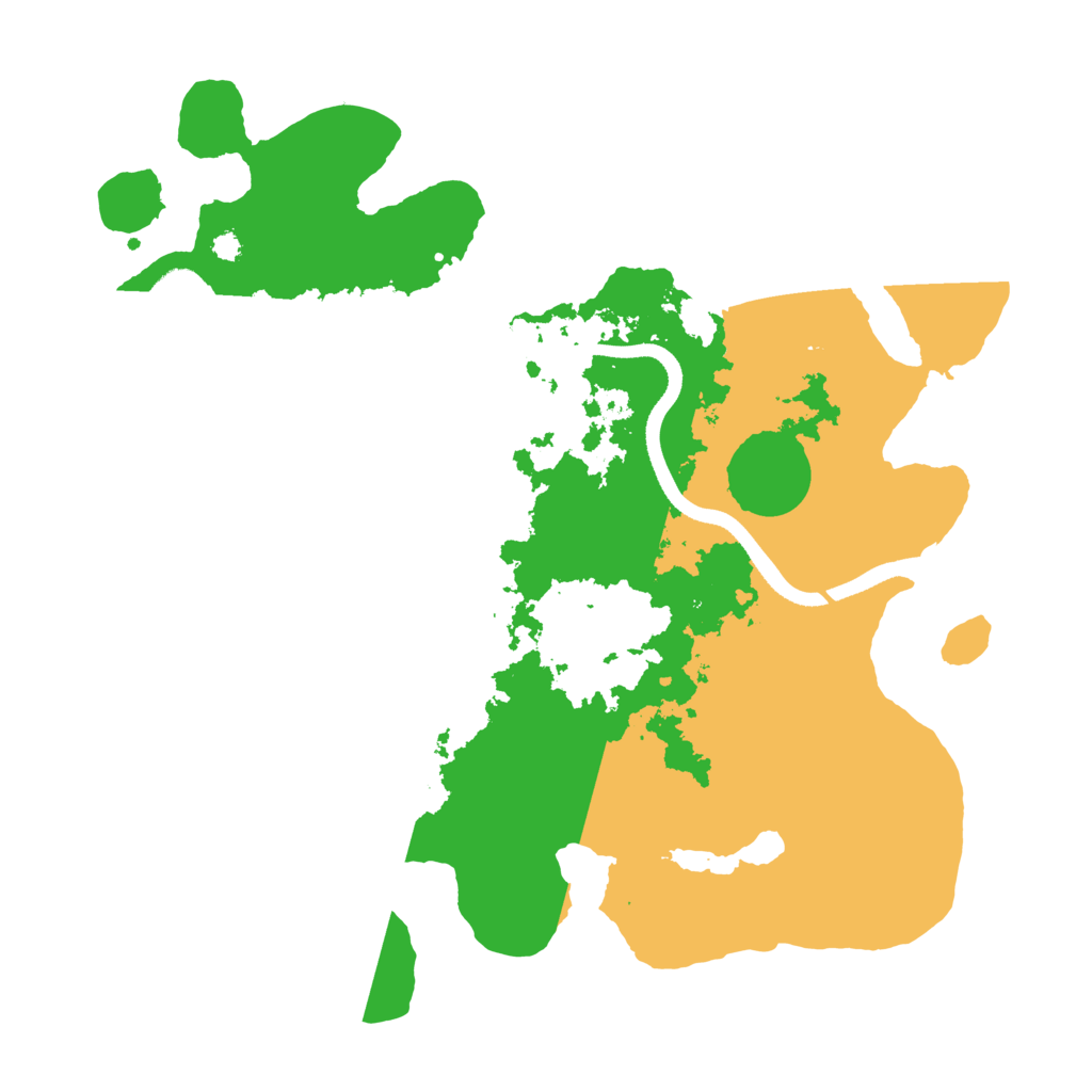 Biome Rust Map: Procedural Map, Size: 3500, Seed: 241606526