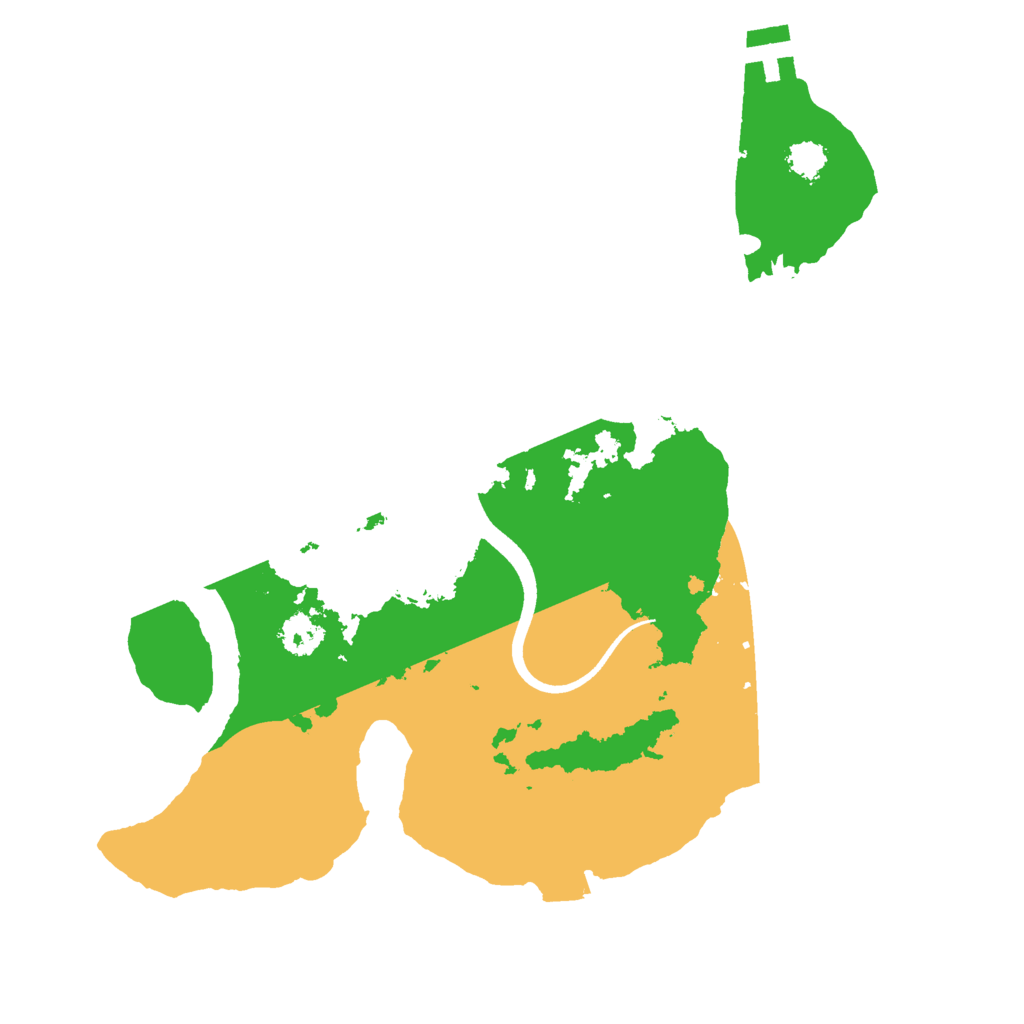 Biome Rust Map: Procedural Map, Size: 2500, Seed: 27119049