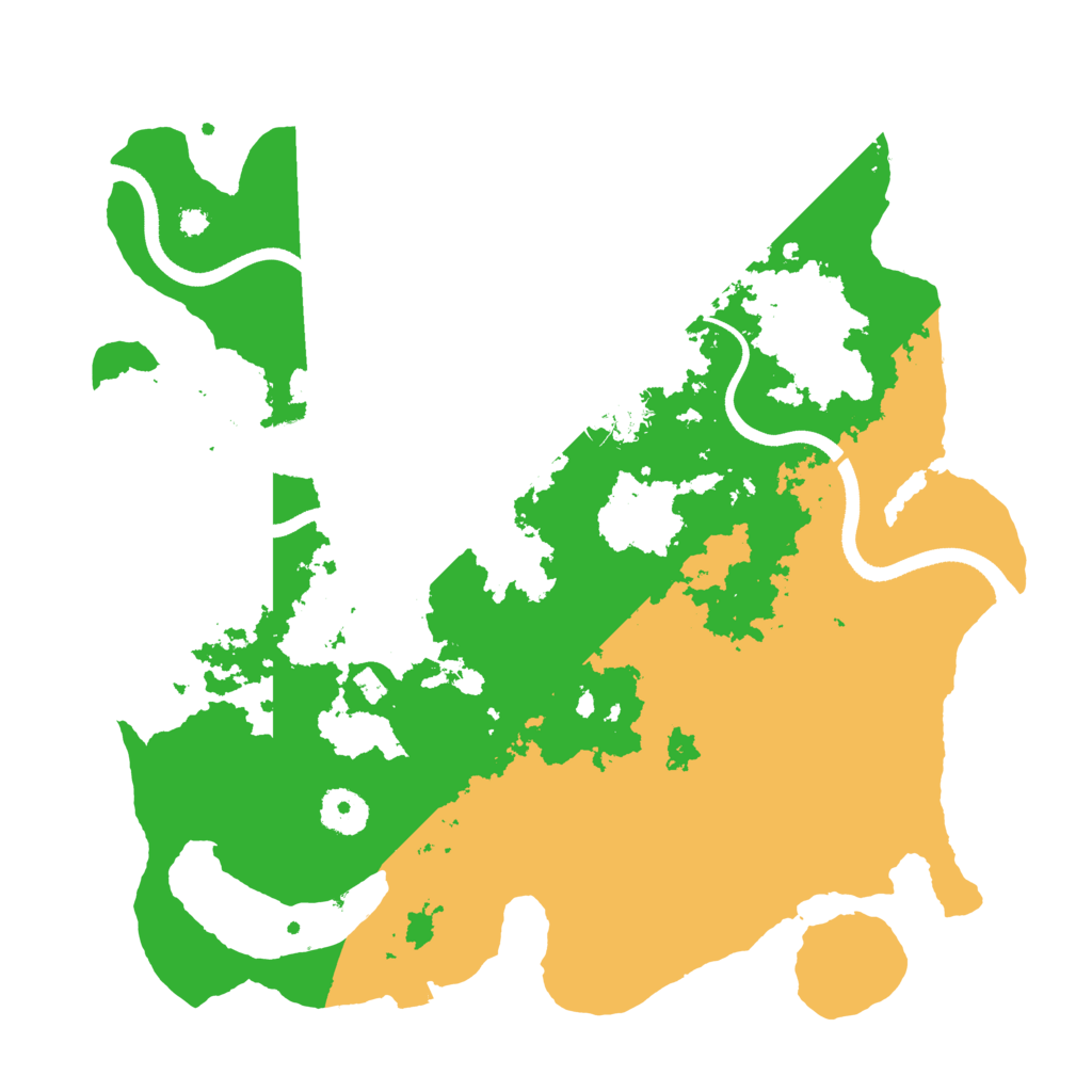 Biome Rust Map: Procedural Map, Size: 3500, Seed: 1537974280