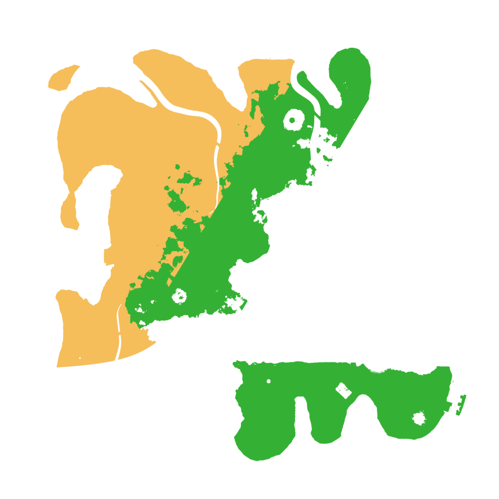 Biome Rust Map: Procedural Map, Size: 3500, Seed: 1933855784