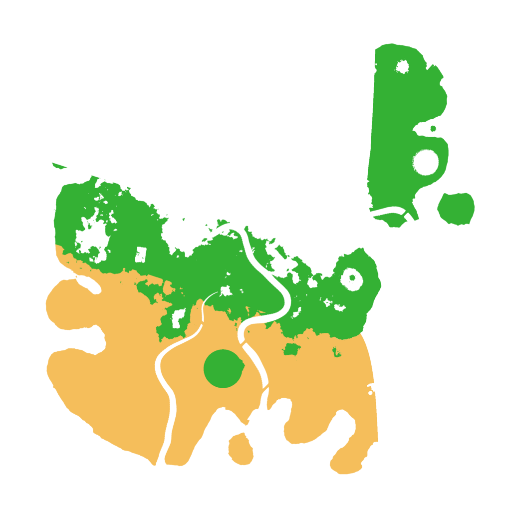 Biome Rust Map: Procedural Map, Size: 3500, Seed: 569388325