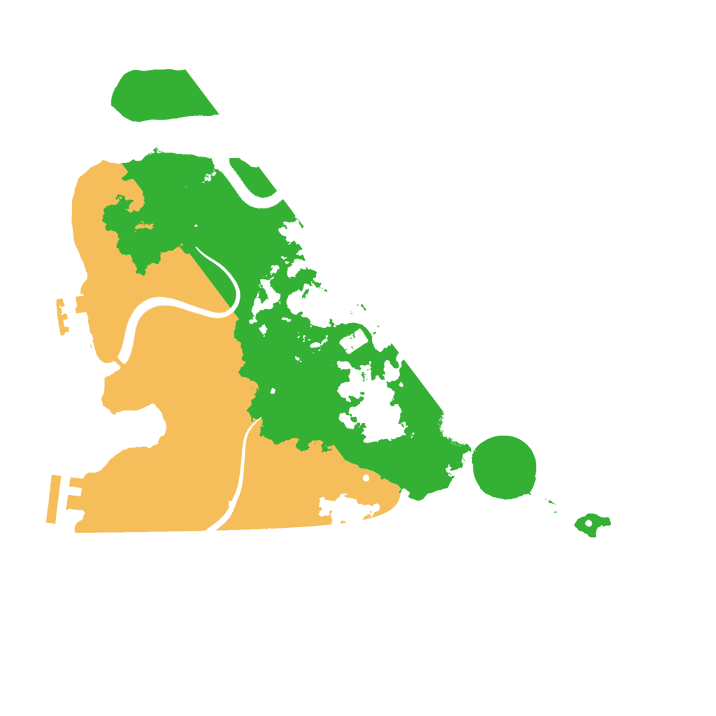 Biome Rust Map: Procedural Map, Size: 3000, Seed: 6485615