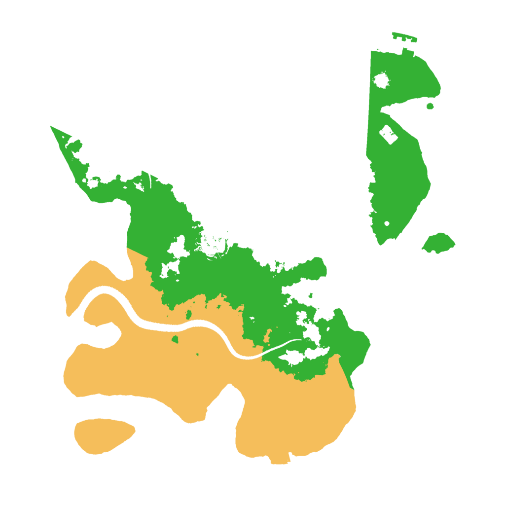 Biome Rust Map: Procedural Map, Size: 3000, Seed: 345534