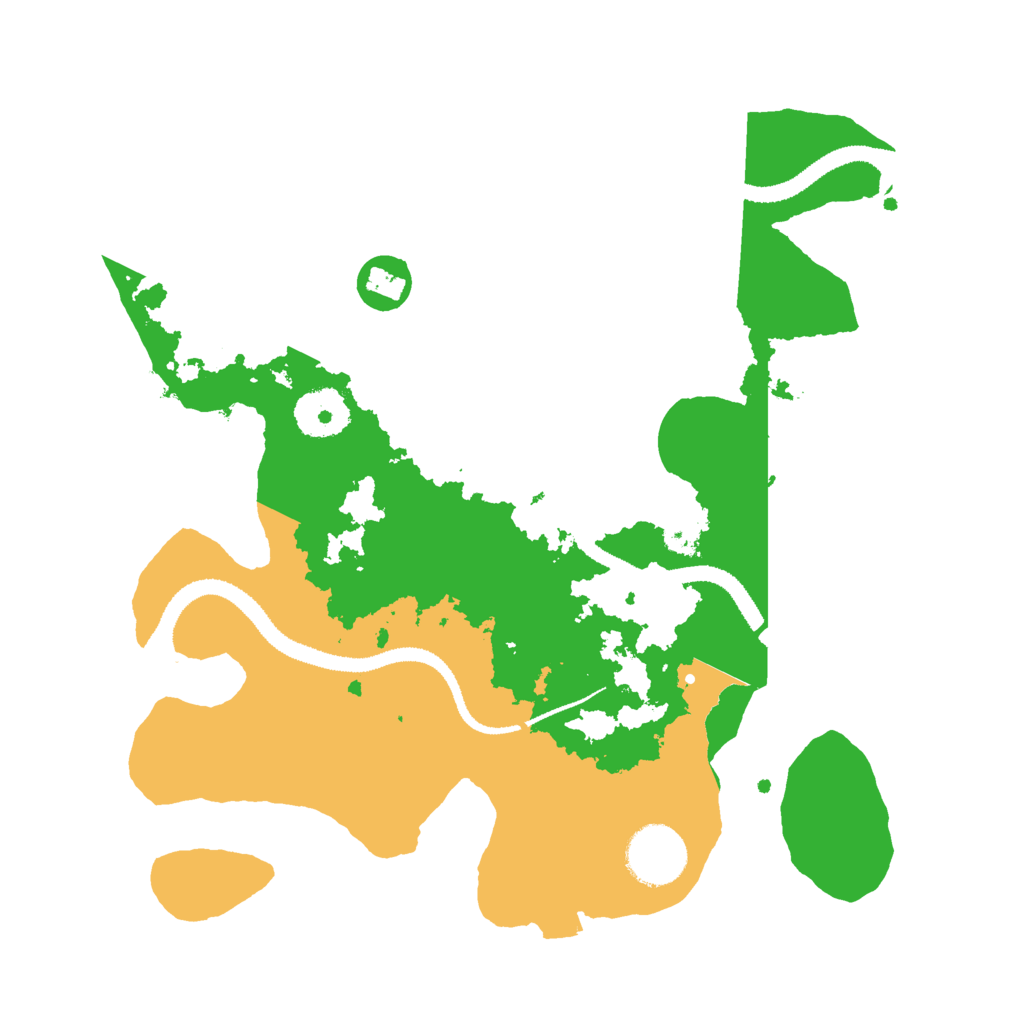Biome Rust Map: Procedural Map, Size: 3000, Seed: 345534