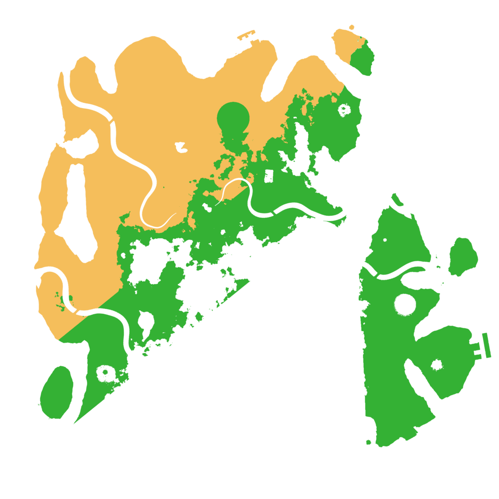 Biome Rust Map: Procedural Map, Size: 4050, Seed: 1895365997