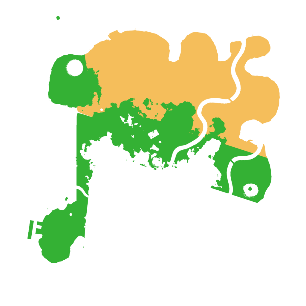 Biome Rust Map: Procedural Map, Size: 3300, Seed: 1446866454