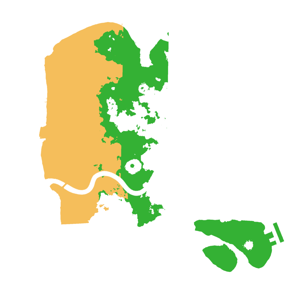 Biome Rust Map: Procedural Map, Size: 3000, Seed: 5721