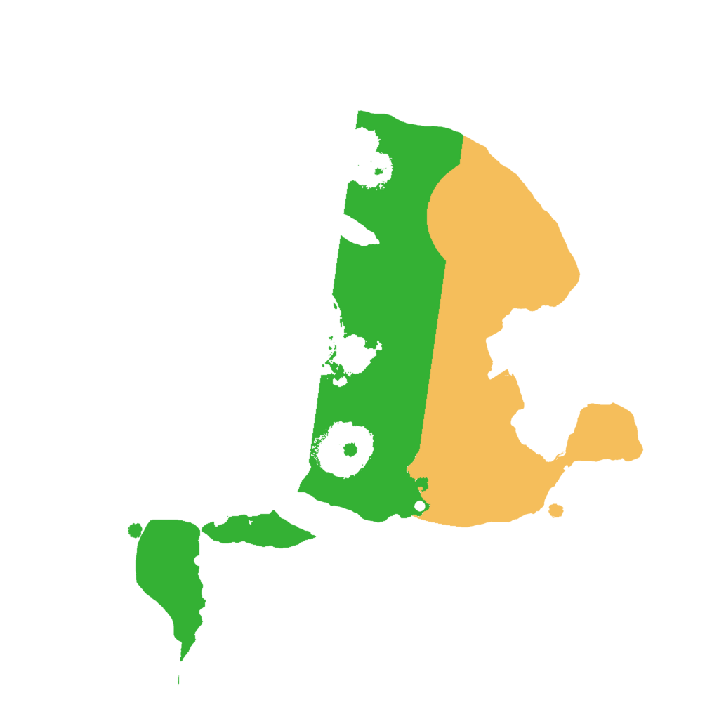 Biome Rust Map: Procedural Map, Size: 2000, Seed: 301288876