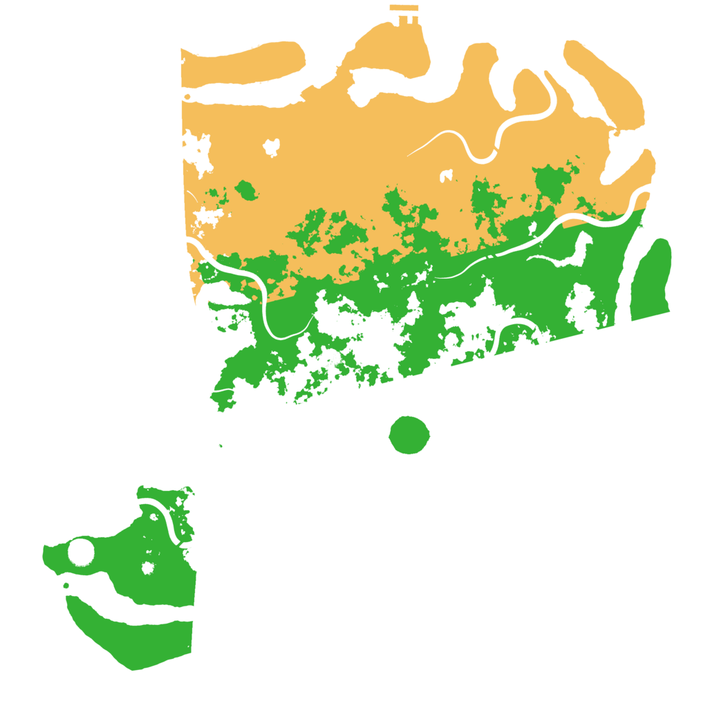 Biome Rust Map: Procedural Map, Size: 5000, Seed: 15252112