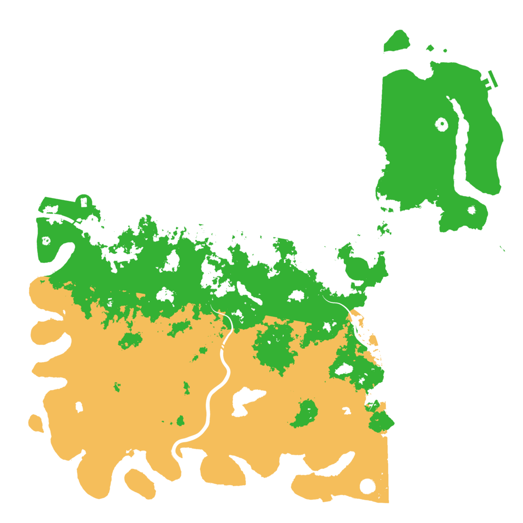 Biome Rust Map: Procedural Map, Size: 6000, Seed: 2025051714