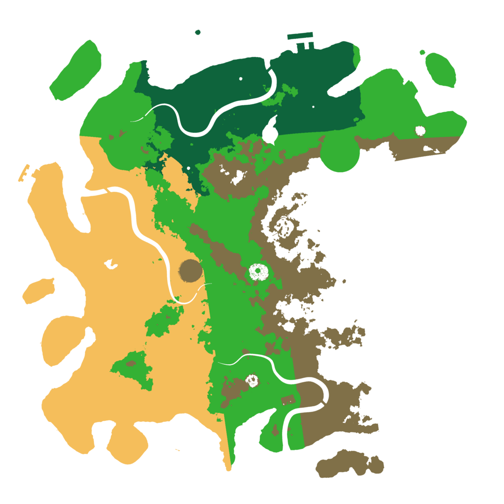 Biome Rust Map: Procedural Map, Size: 4000, Seed: 1810950624
