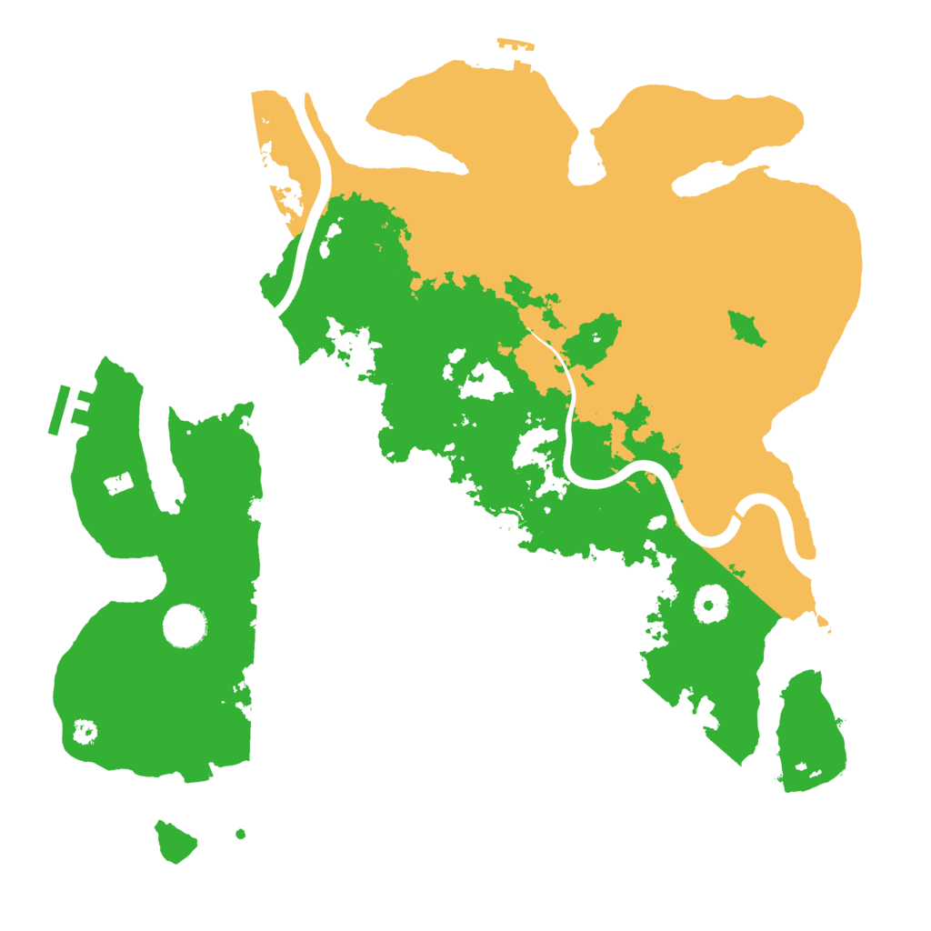 Biome Rust Map: Procedural Map, Size: 3750, Seed: 588070279