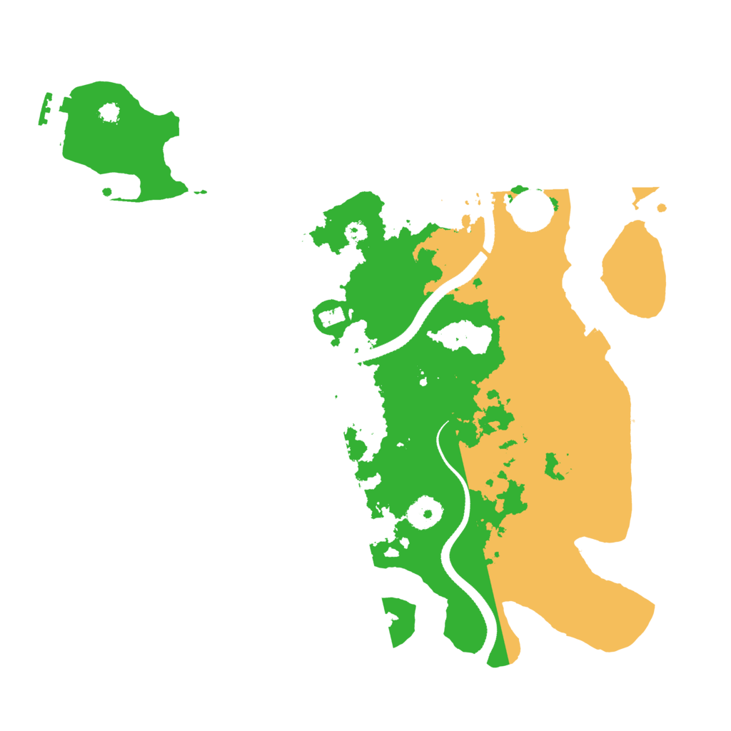 Biome Rust Map: Procedural Map, Size: 3300, Seed: 37559948