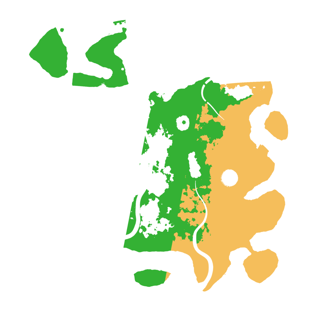 Biome Rust Map: Procedural Map, Size: 3300, Seed: 592381253