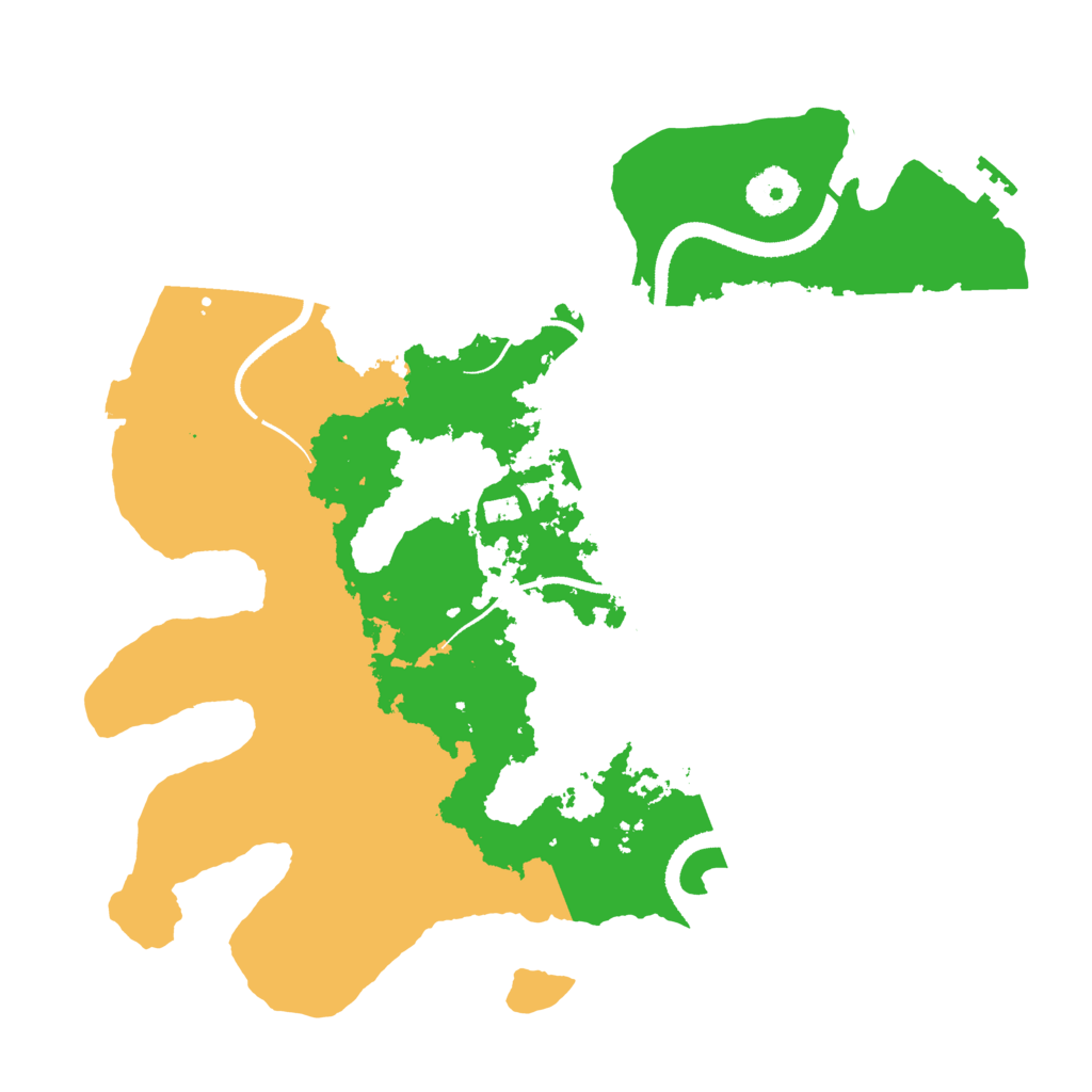 Biome Rust Map: Procedural Map, Size: 3300, Seed: 1762040498