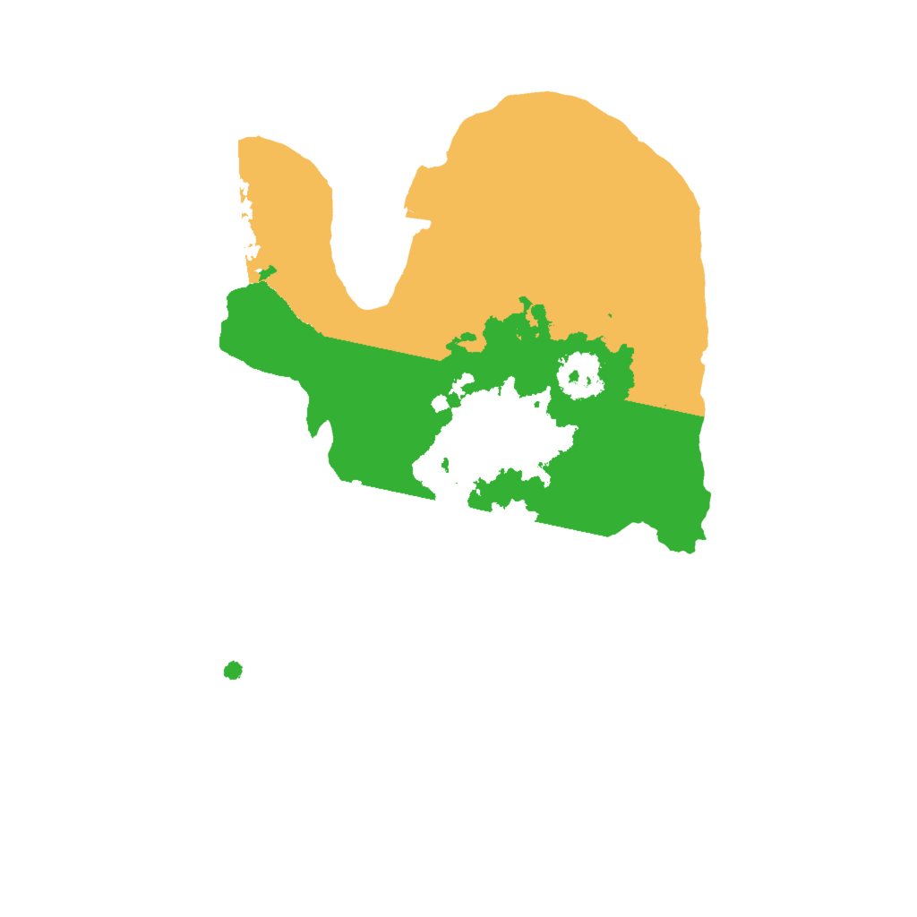 Biome Rust Map: Procedural Map, Size: 2000, Seed: 1365697111