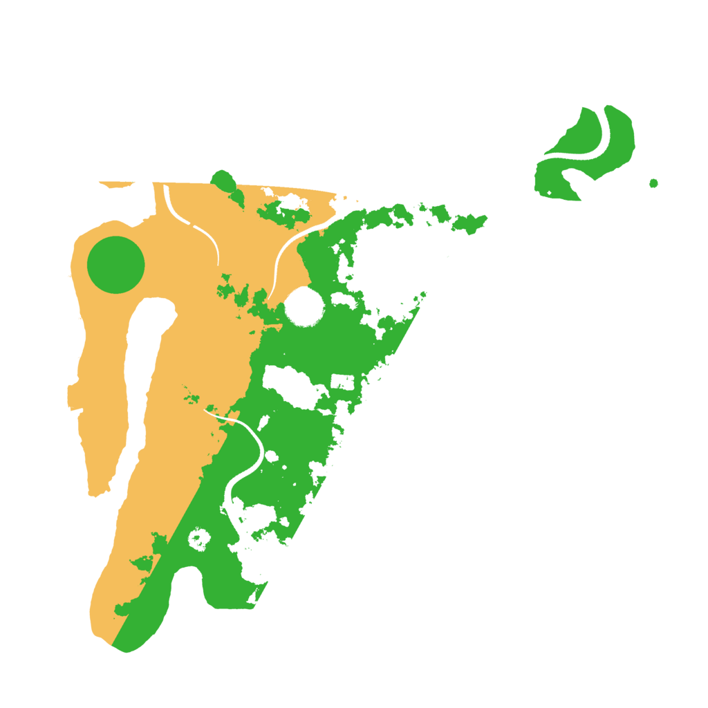Biome Rust Map: Procedural Map, Size: 3250, Seed: 45450