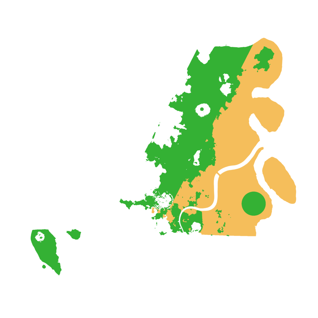 Biome Rust Map: Procedural Map, Size: 3500, Seed: 702120017