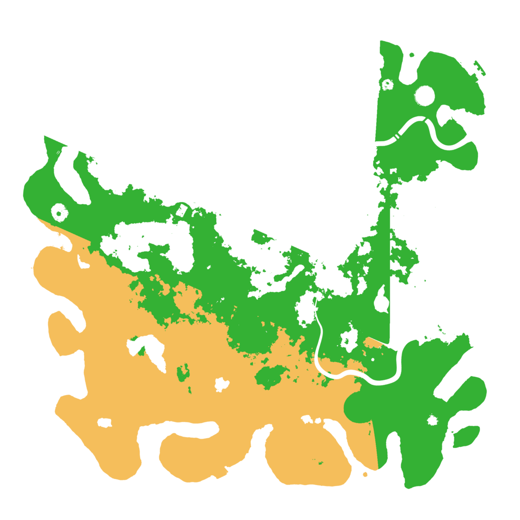 Biome Rust Map: Procedural Map, Size: 4550, Seed: 36118464