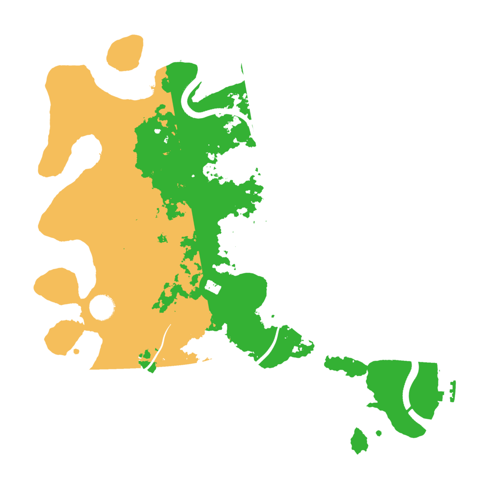 Biome Rust Map: Procedural Map, Size: 3500, Seed: 1642573778