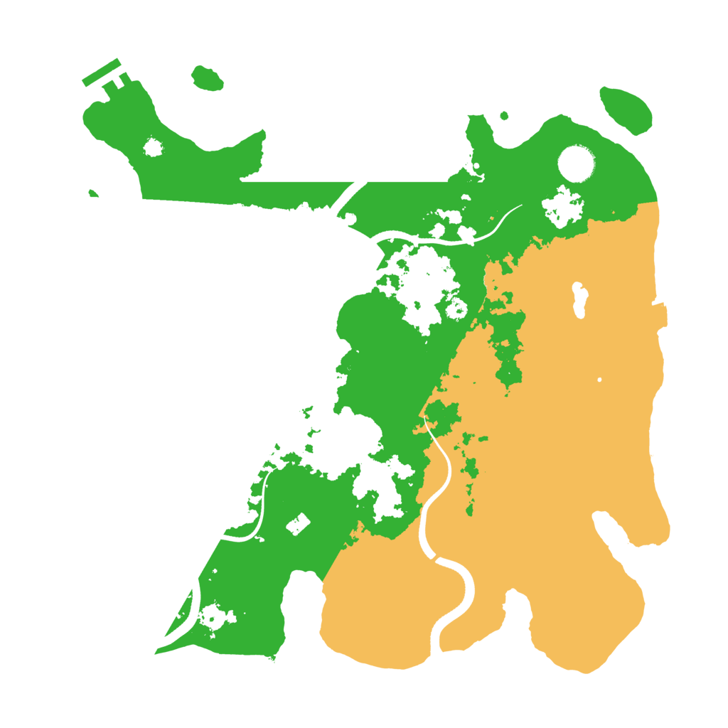 Biome Rust Map: Procedural Map, Size: 3500, Seed: 323183269