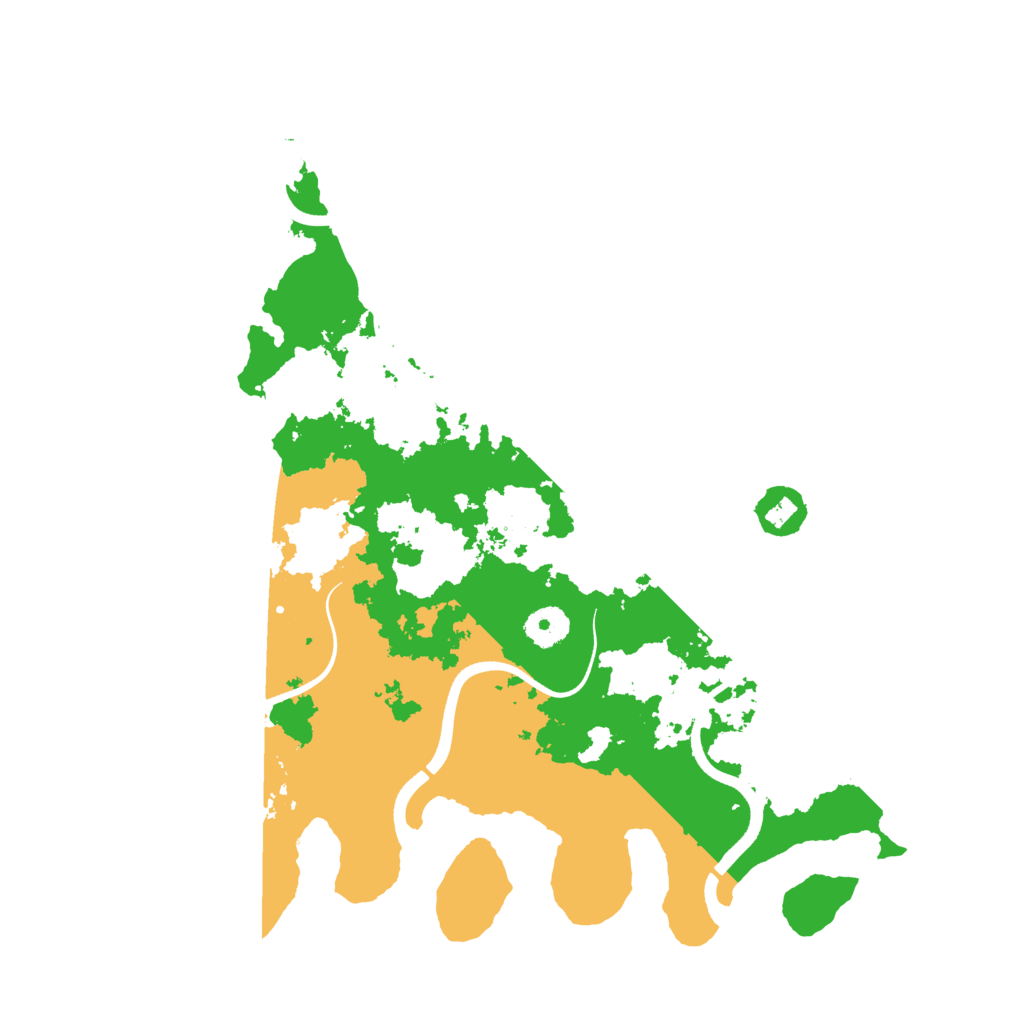 Biome Rust Map: Procedural Map, Size: 3700, Seed: 39000