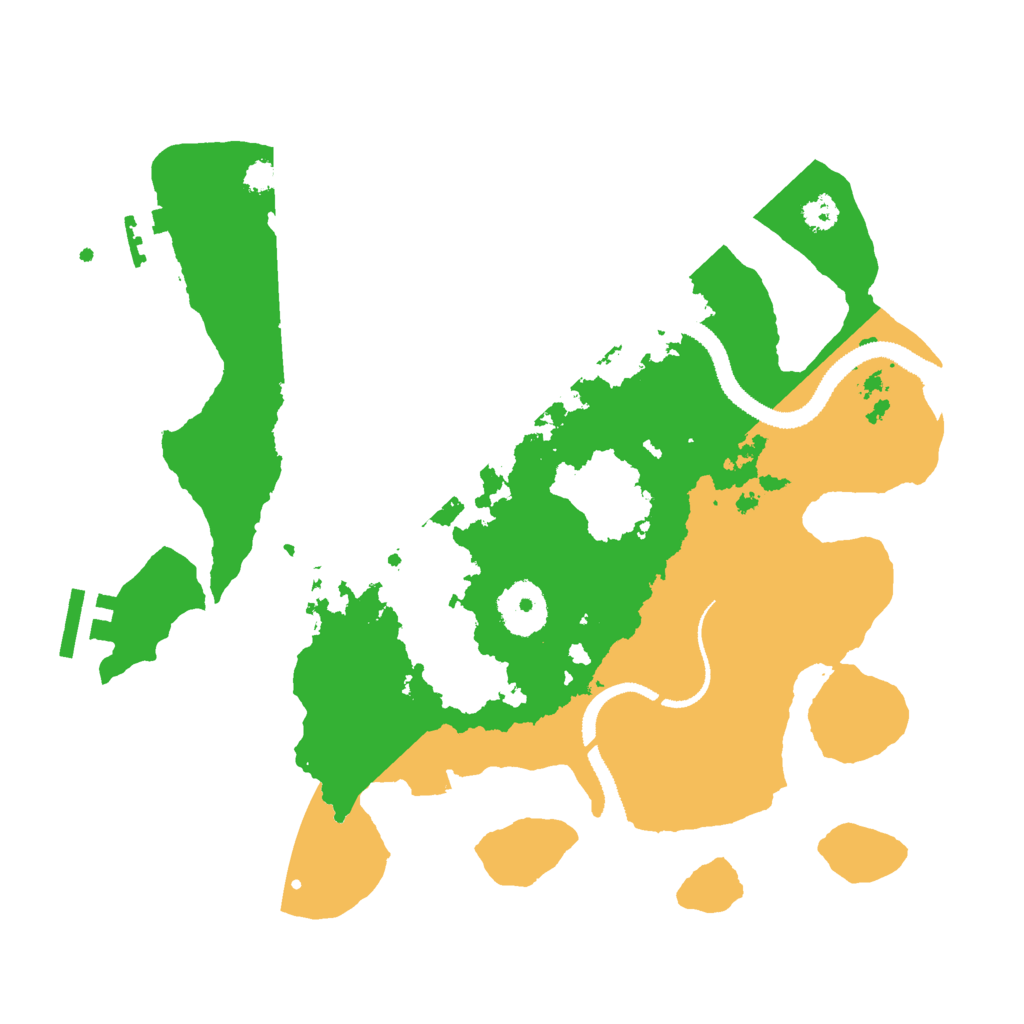 Biome Rust Map: Procedural Map, Size: 3000, Seed: 4944