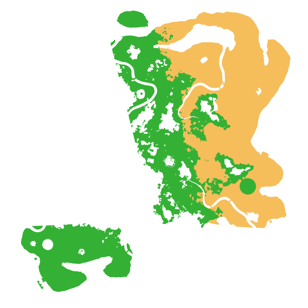 Biome Rust Map: Procedural Map, Size: 5000, Seed: 215883580