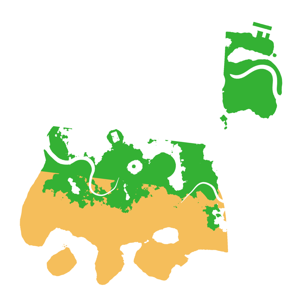 Biome Rust Map: Procedural Map, Size: 3250, Seed: 121212