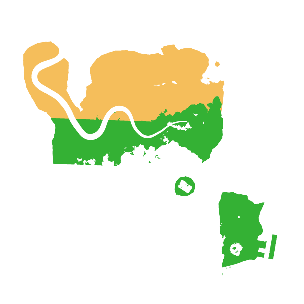 Biome Rust Map: Procedural Map, Size: 2500, Seed: 31051994