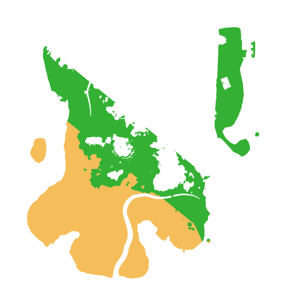 Biome Rust Map: Procedural Map, Size: 2800, Seed: 1624645051