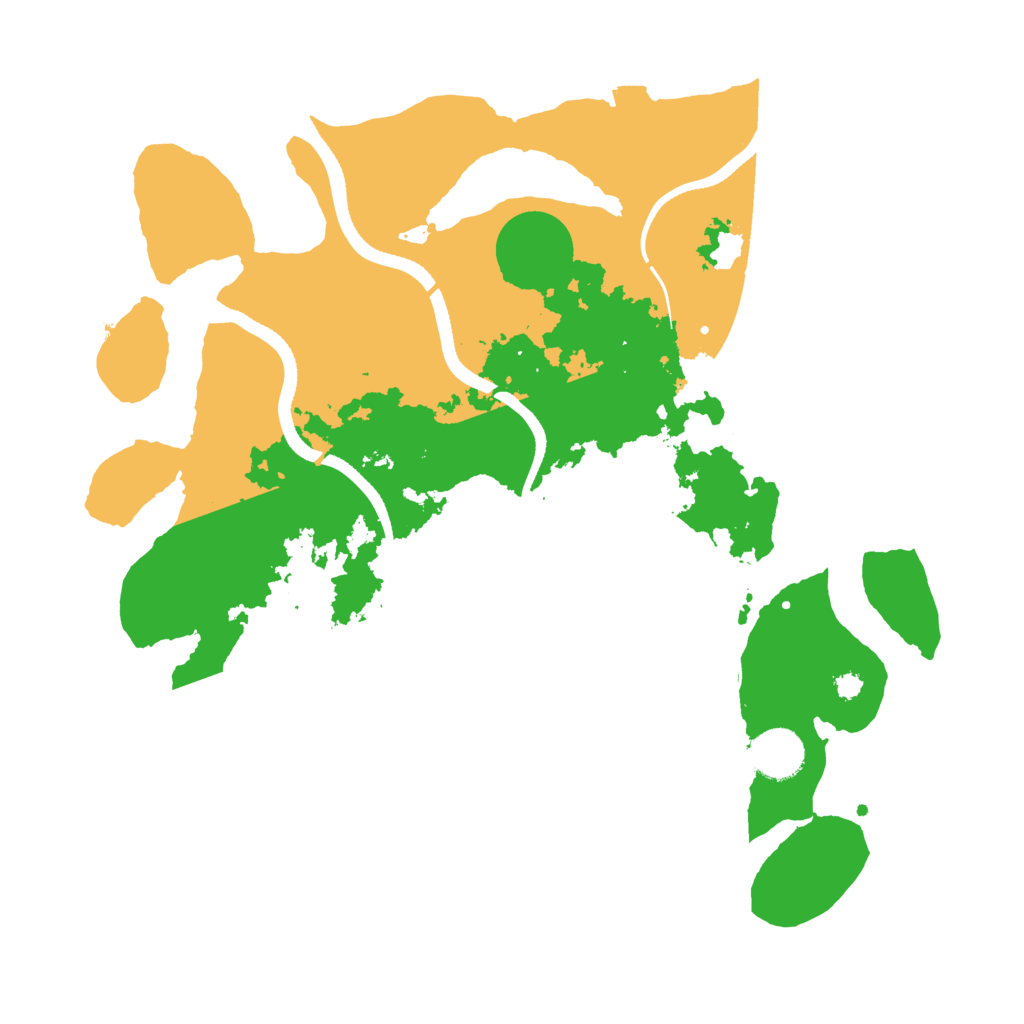 Biome Rust Map: Procedural Map, Size: 3500, Seed: 1527203281