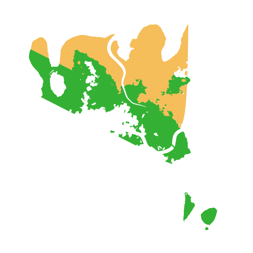 Biome Rust Map: Procedural Map, Size: 3250, Seed: 23570