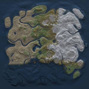 Thumbnail Rust Map: Procedural Map, Size: 4250, Seed: 1381451527, 16 Monuments