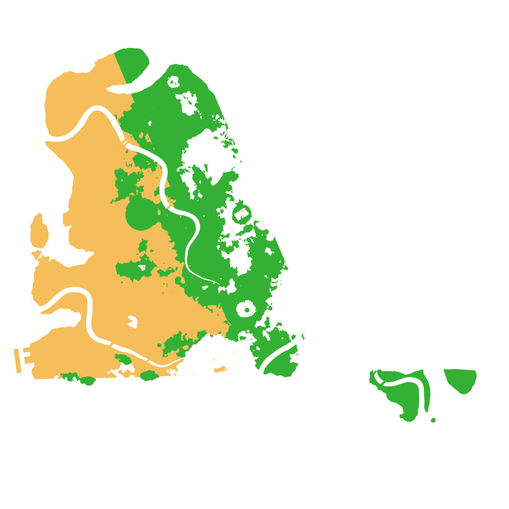 Biome Rust Map: Procedural Map, Size: 4250, Seed: 15743