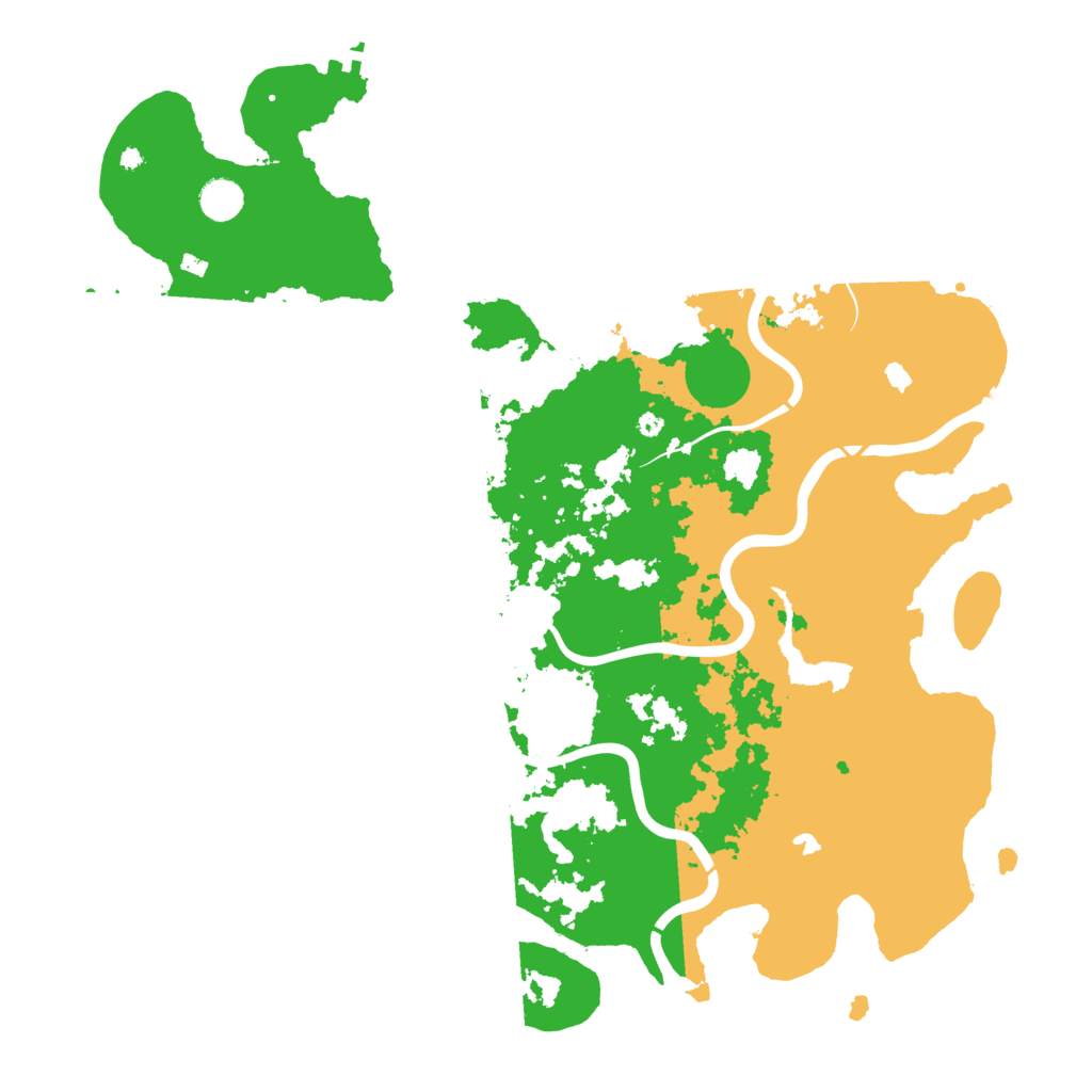 Biome Rust Map: Procedural Map, Size: 4500, Seed: 96477318
