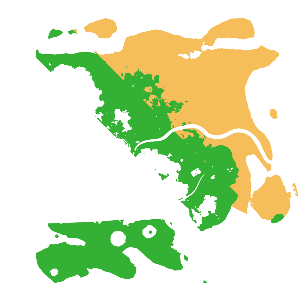 Biome Rust Map: Procedural Map, Size: 3500, Seed: 1494085864