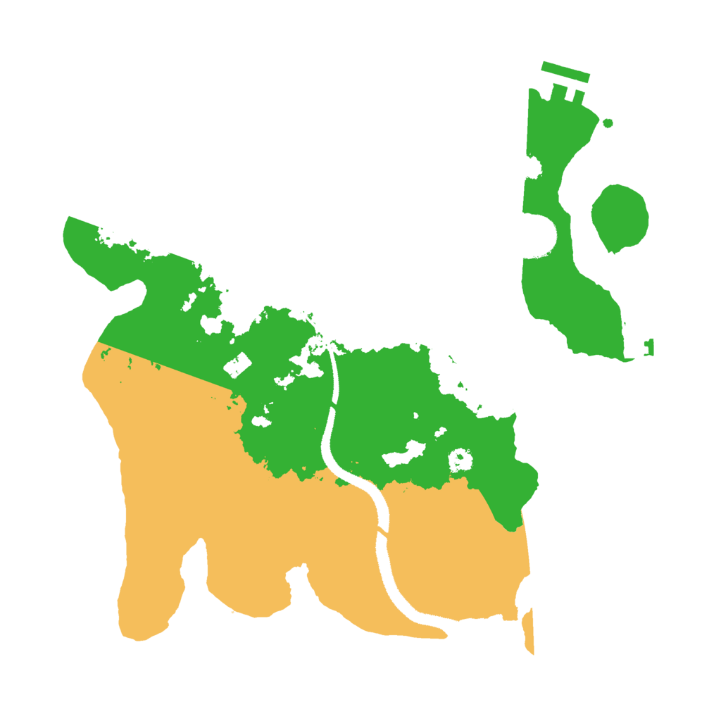 Biome Rust Map: Procedural Map, Size: 3000, Seed: 2076890144