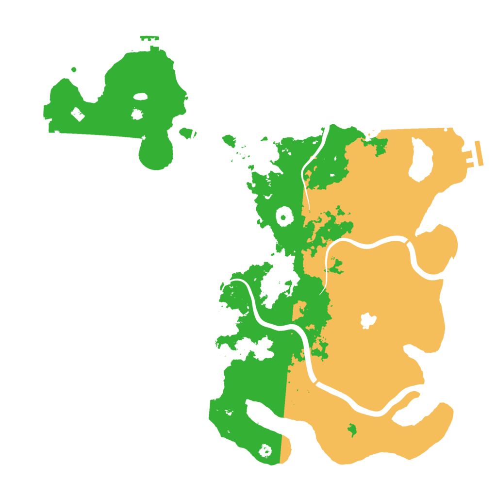 Biome Rust Map: Procedural Map, Size: 4000, Seed: 812625488