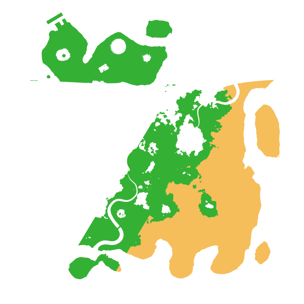 Biome Rust Map: Procedural Map, Size: 3500, Seed: 28101312