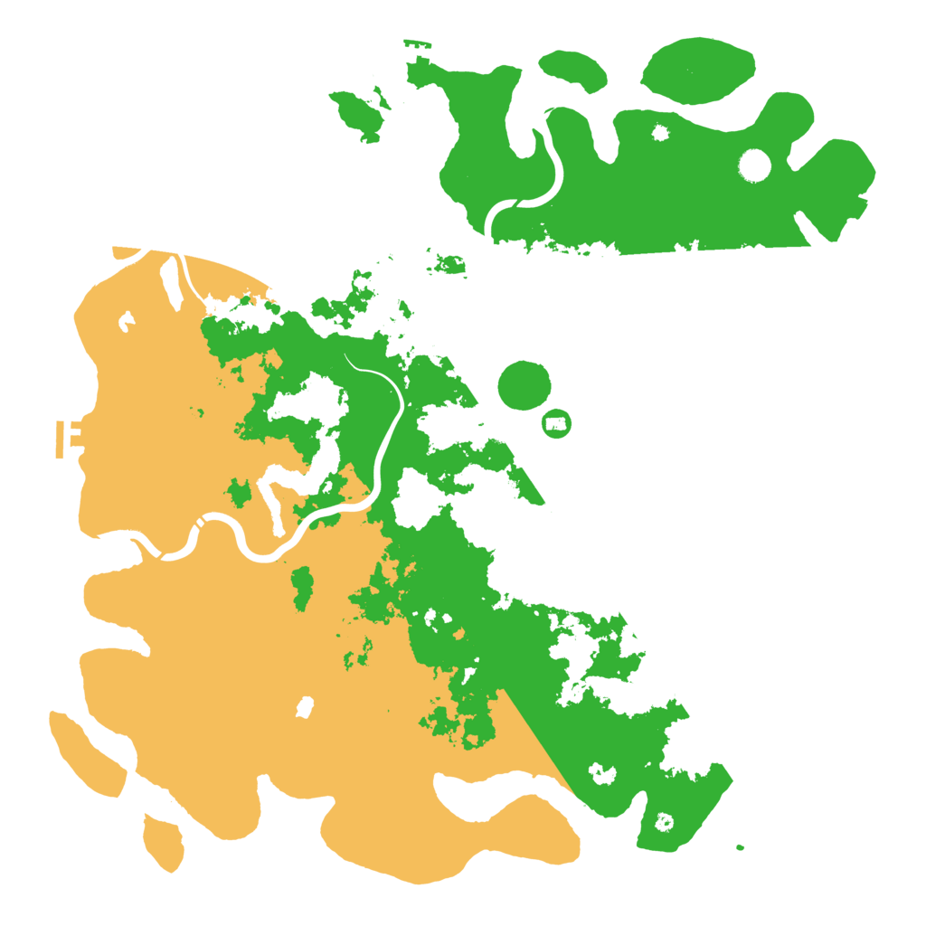 Biome Rust Map: Procedural Map, Size: 5000, Seed: 569815