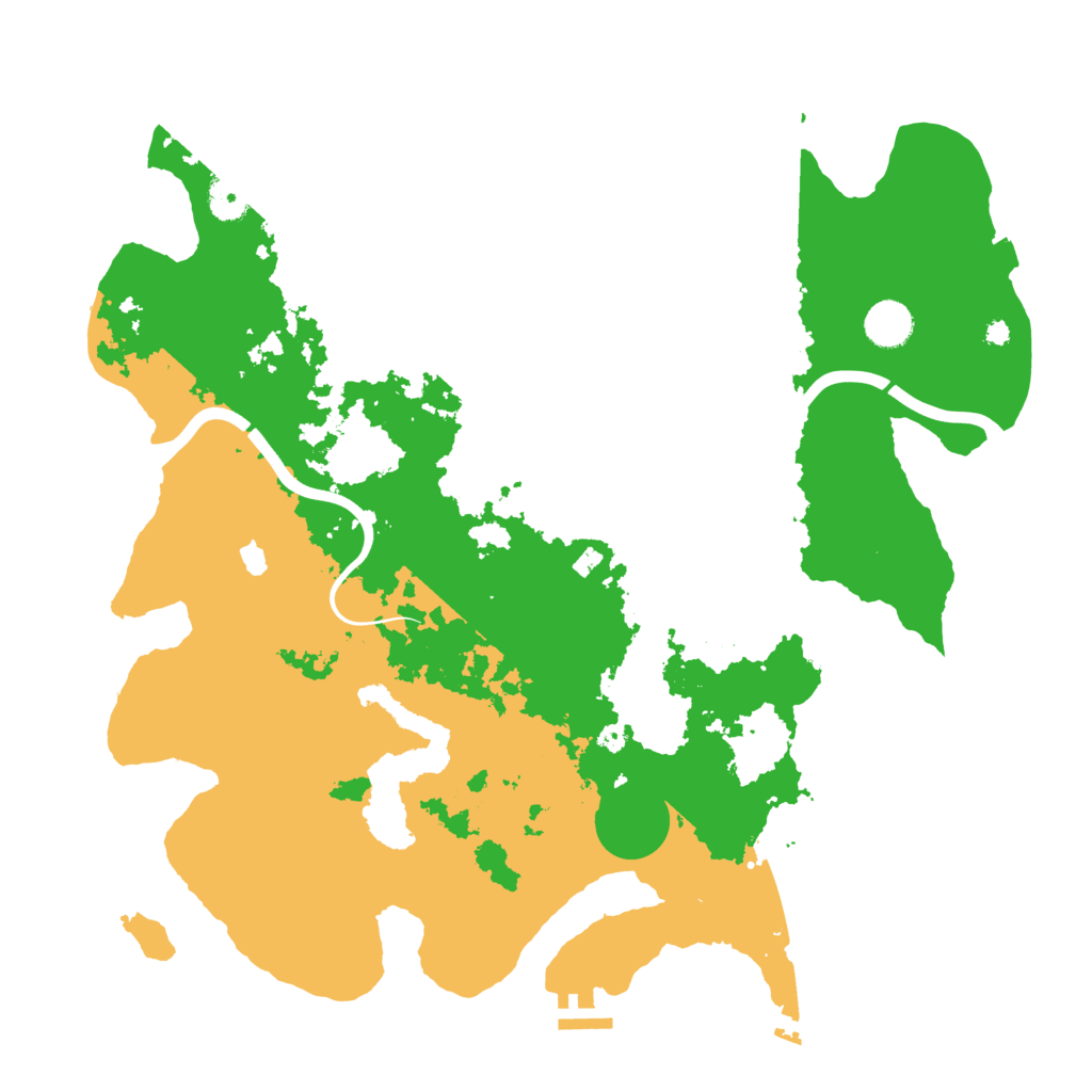 Biome Rust Map: Procedural Map, Size: 4050, Seed: 346632135