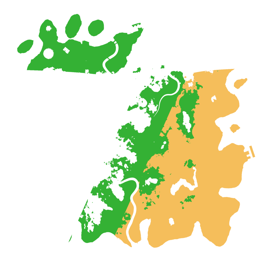 Biome Rust Map: Procedural Map, Size: 4500, Seed: 1708496183