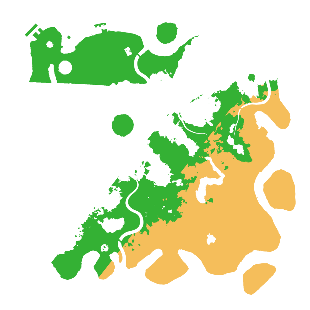 Biome Rust Map: Procedural Map, Size: 4000, Seed: 1592516649